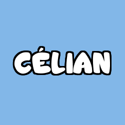 Coloración del nombre CÉLIAN