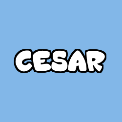 Coloración del nombre CESAR