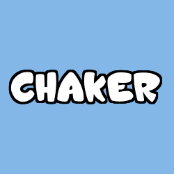 Coloración del nombre CHAKER