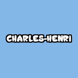 Coloración del nombre CHARLES-HENRI