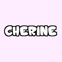 Coloración del nombre CHERINE