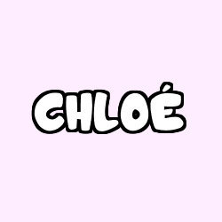 Coloración del nombre CHLOÉ