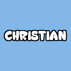 Coloración del nombre CHRISTIAN