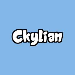 Coloración del nombre Ckylian