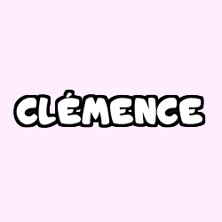 Coloración del nombre CLÉMENCE