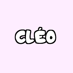 Coloración del nombre CLÉO