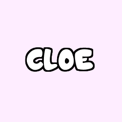 Coloración del nombre CLOE