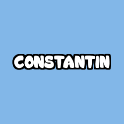 Coloración del nombre CONSTANTIN