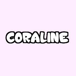 Coloración del nombre CORALINE