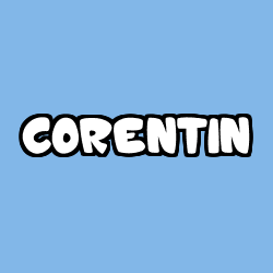 Coloración del nombre CORENTIN