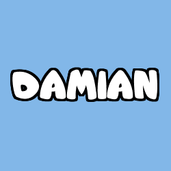 Coloración del nombre DAMIAN