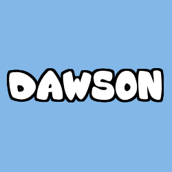 Coloración del nombre DAWSON