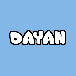 Coloración del nombre DAYAN