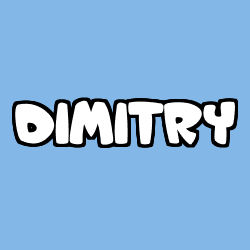 Coloración del nombre DIMITRY