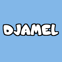 Coloración del nombre DJAMEL