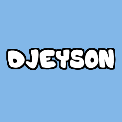 Coloración del nombre DJEYSON