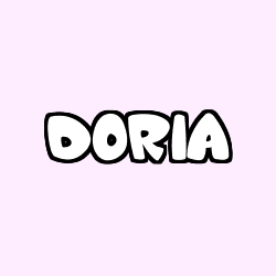 Coloración del nombre DORIA