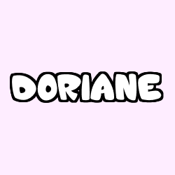 Coloración del nombre DORIANE