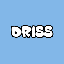 Coloración del nombre DRISS