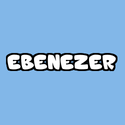 Coloración del nombre EBENEZER