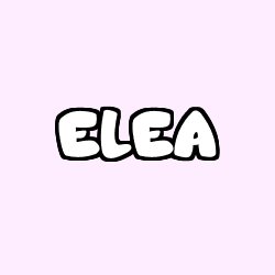 Coloración del nombre ELEA