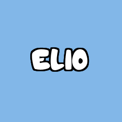 Coloración del nombre ELIO