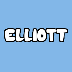 Coloración del nombre ELLIOTT