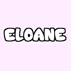 Coloración del nombre ELOANE