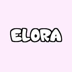 Coloración del nombre ELORA