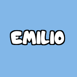 Coloración del nombre EMILIO