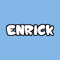 Coloración del nombre ENRICK