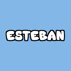 Coloración del nombre ESTEBAN