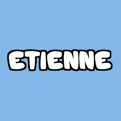 Coloración del nombre ETIENNE