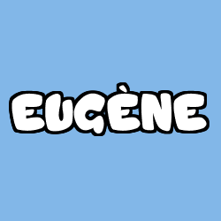 Coloración del nombre EUGÈNE