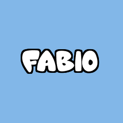 Coloración del nombre FABIO