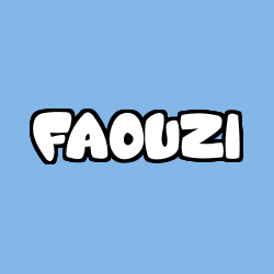 Coloración del nombre FAOUZI