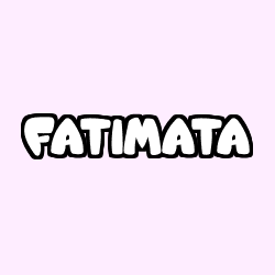 Coloración del nombre FATIMATA