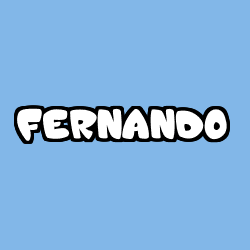 Coloración del nombre FERNANDO