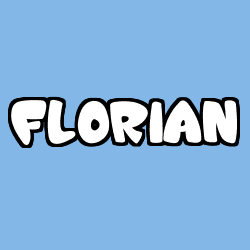 Coloración del nombre FLORIAN