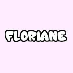 Coloración del nombre FLORIANE