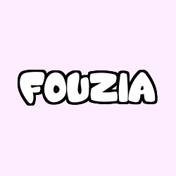 Coloración del nombre FOUZIA