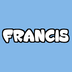 Coloración del nombre FRANCIS