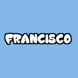 Coloración del nombre FRANCISCO