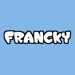 Coloración del nombre FRANCKY