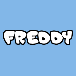 Coloración del nombre FREDDY