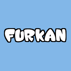 Coloración del nombre FURKAN