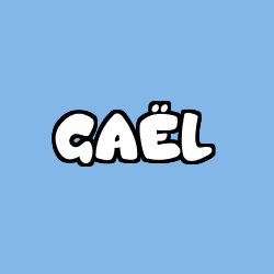 Coloración del nombre GAËL