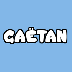 Coloración del nombre GAËTAN