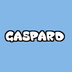 Coloración del nombre GASPARD