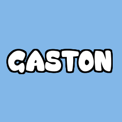 Coloración del nombre GASTON